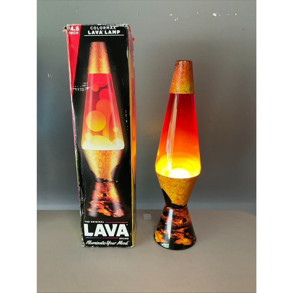 LAVA 14.5 Inch Volcano Novelty Table Lamp ColormaxTM Globe Electric New Open Box - Picture 5 of 5